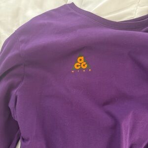 Nike ACG Purple Long Sleeve Tee
